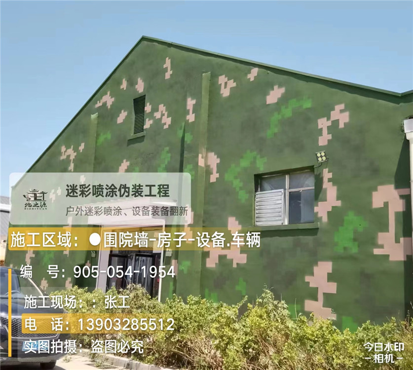 荆门外墙数码迷彩漆施工报价清单（100㎡标准墙面测算）